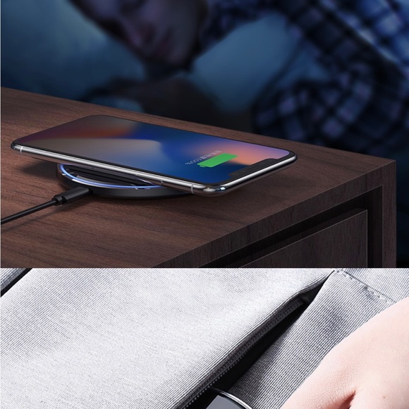 15W Wireless Charger, compatible with iPhone and Samsung - Picture 3 of 4